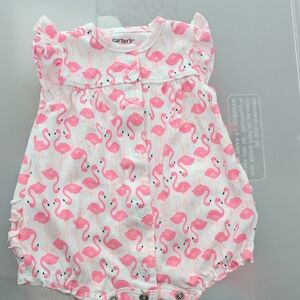 Carter's Flamingo Print Diaper Cover
